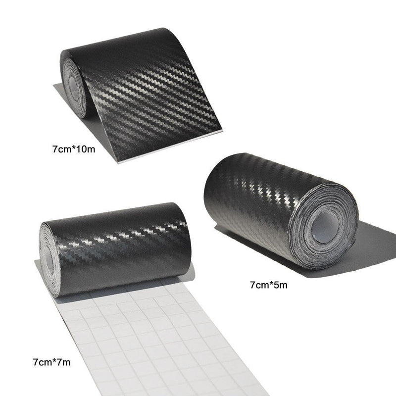 Adesivo Carbono Protetor Portas - TecAqui